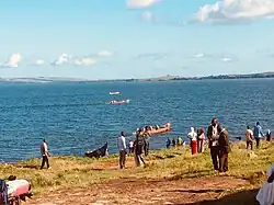 View at Lake Victoria (Uganda).