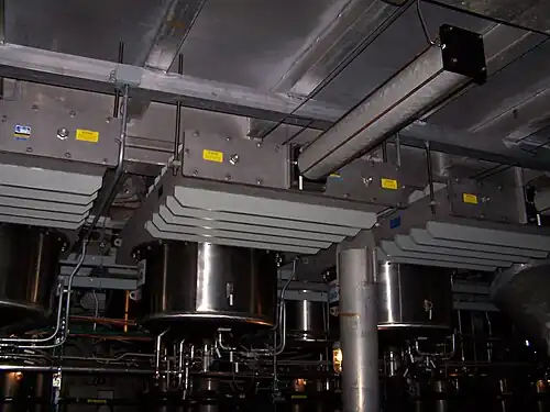 NASA's SPF thermal-vac chamber VacCryo pump as seen from the annulus basement