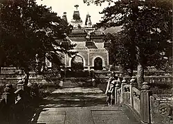 Diamond throne pagoda at the Temple of Azure Clouds