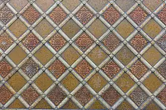 Wall of the Pontochō Kaburenjō Theater in Kyoto