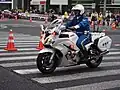Yamaha FJR1300 escorting the 2015 Tokyo Marathon
