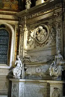 Funeral monument of Giovanni da Castro by Francesco da Sangallo