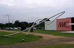 Tomie Ohtake's masterpiece, in front of [MAC-USP].