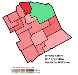 Results by Advance Polling Divisions
