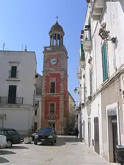 Torre dell'Orologio in piazza Plebiscito