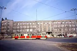 Konstal 102Na on the network in 1990