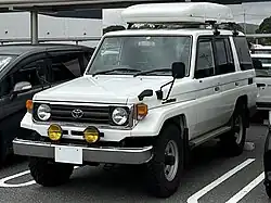 5-door wagon (HZJ76V; first facelift, Japan)