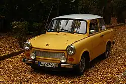 A 1986 Trabant 601 S De Luxe.