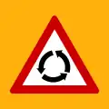 Κ-30 Roundabout ahead