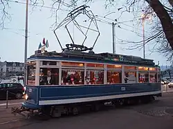 Ce 4/4 type tram in Zurich