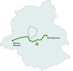 Map of route 81.