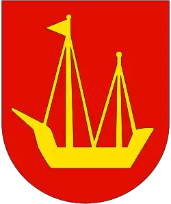Coat of arms of Tromsøysund Municipality (1954-1961)