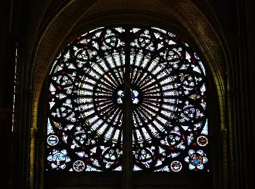 Rose window of the north transept