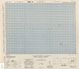 Map of Huaping Islet (labeled as KAHEI-SHO) and surrounding area (AMS, 1944)