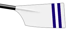 Image showing the rowing club's blade colours