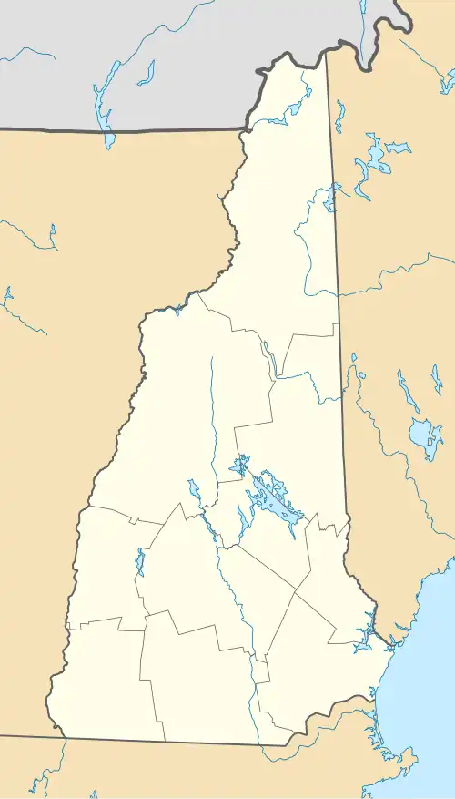 Exeter incident is located in New Hampshire