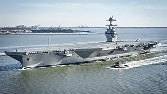 USS Gerald R. Ford underway
