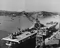 Leyte in Yokosuka in January 1951
