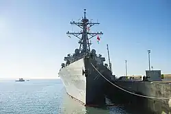 USS Ross Conducting Naval Operations