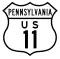 U.S. Route 11 Alternate marker