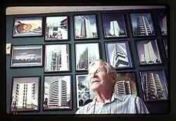 Uno Prii in his home picture gallery; "my work is original, and originality is the hardest thing to come by."