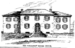 The second Parliament of Ontario (Upper Canada) in Toronto (York), 1818–1824