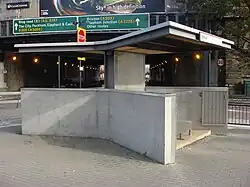 Street urinal in Vauxhall, London