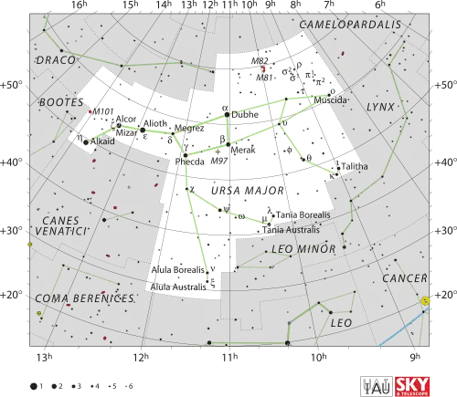 Diagram showing star positions and boundaries of the Centaurus constellation and its surroundings