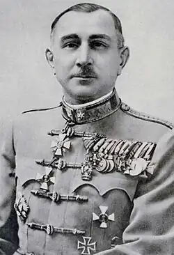 General János Vörös in his 1931M dress uniform