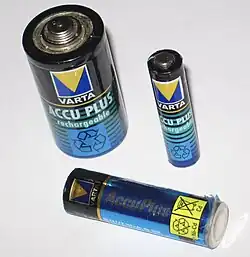 Rechargeable batteries from VARTA