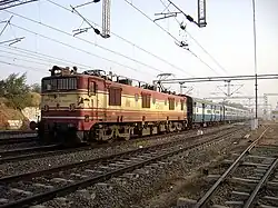 WAM 4 series loco 20491 from Vadodara Shed VSKP-Nanded Express