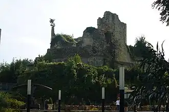 Ruins of the Valkenburg Castle.