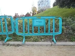 Park and garden fence.