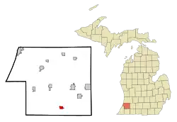 Location of Decatur, Michigan