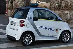 Image 12A Vatican gendarmerie car (from Vatican City)