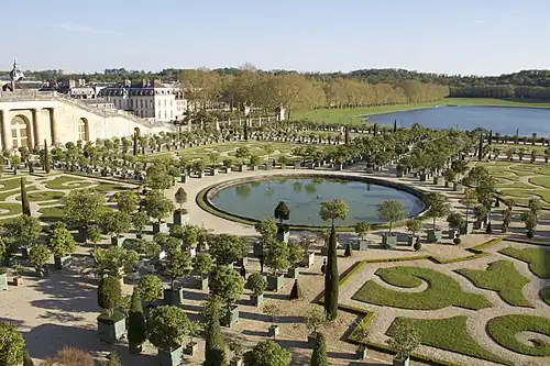 Parterres of the Versailles Orangerie