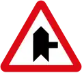 Side road with priority from the right