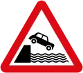 Quayside or riverbank ahead