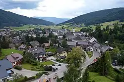 View of Mauterndorf from the castle tower of Burg Mauterndorf