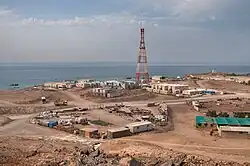 View of northern part of Halul Island from a hill