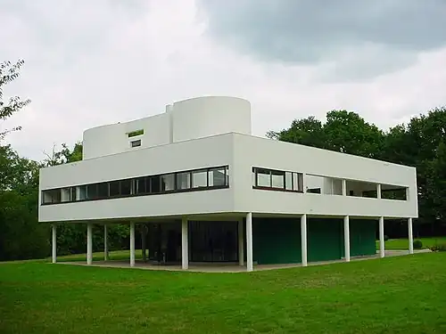 Villa Savoye, Poissy, France, by Le Corbusier, 1929-1930[273]
