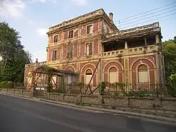 Villa Rossa, landmark of Corfu city