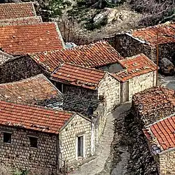 Old Kabyle houses in Bejaia Province