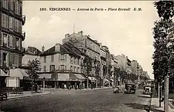Historical picture of Place Bérault (today's access 2 can be seen in the bottom left)