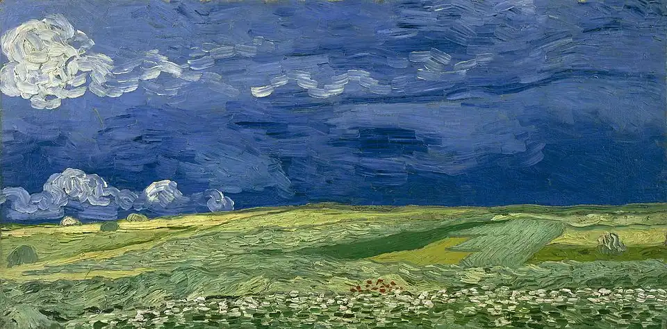 Wheatfield Under Thunderclouds, July 1890, Van Gogh Museum, Amsterdam