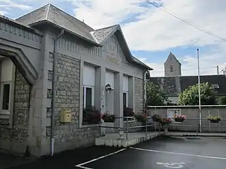Town hall and Saint-Martin church