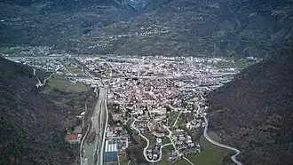 Visp as seen from the south