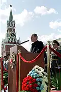 President Vladimir Putin during his speech