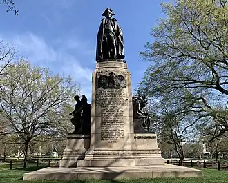 Baron von Steuben (1910), Albert Jaegers, sculptor, Lafayette Square, Washington, D.C.