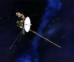 Voyager 2, now 24.9 billion kilometers from the Earth, June 2025